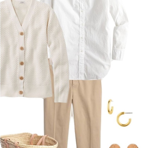 Nantucket vibes! Maggie Barnes Linen Blend Full Button Up Tunic, Size 34W - Picture 14 of 17